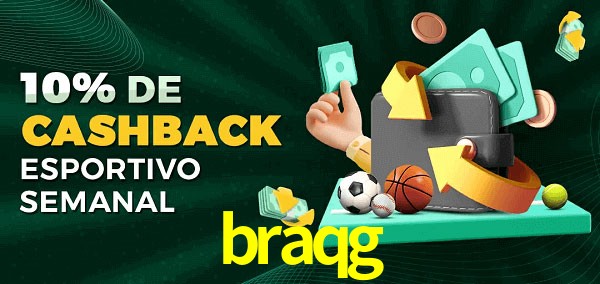 10% de bônus de cashback na braqg